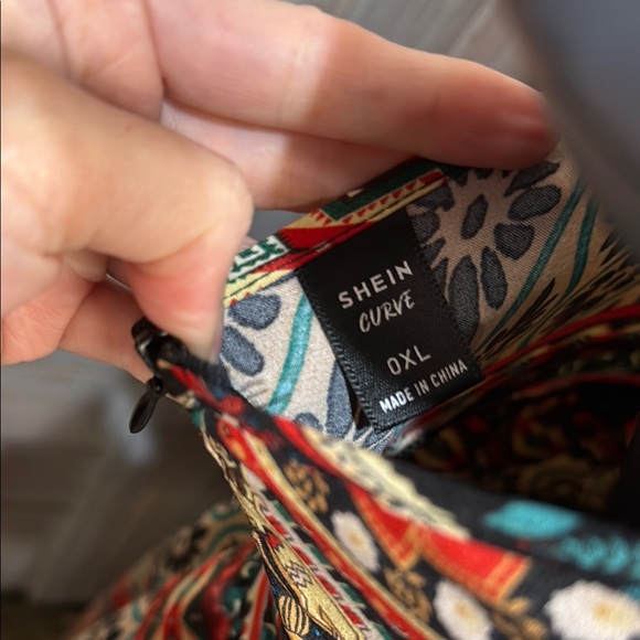 SHEIN Multicolor Asymmetrical Dress - Picture 7 of 7